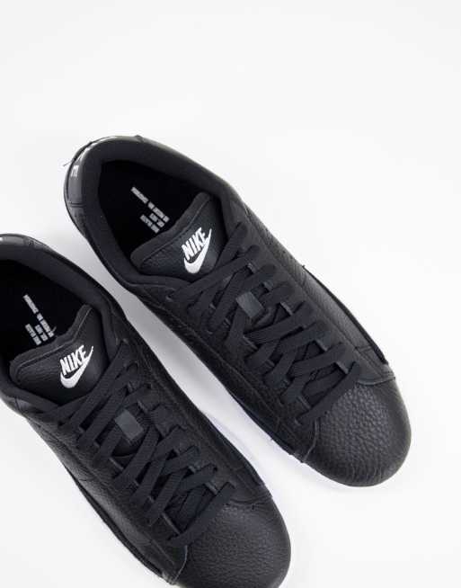 Nike Blazer Low x Premium Sneaker aus Leder in Schwarz ASOS