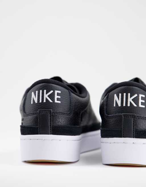 Nike Blazer Low X Premium trainers in black leather