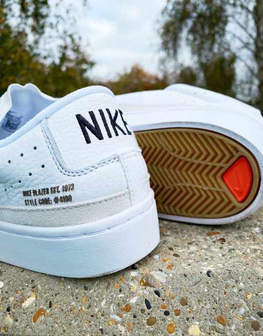 Blazer low shop mens white