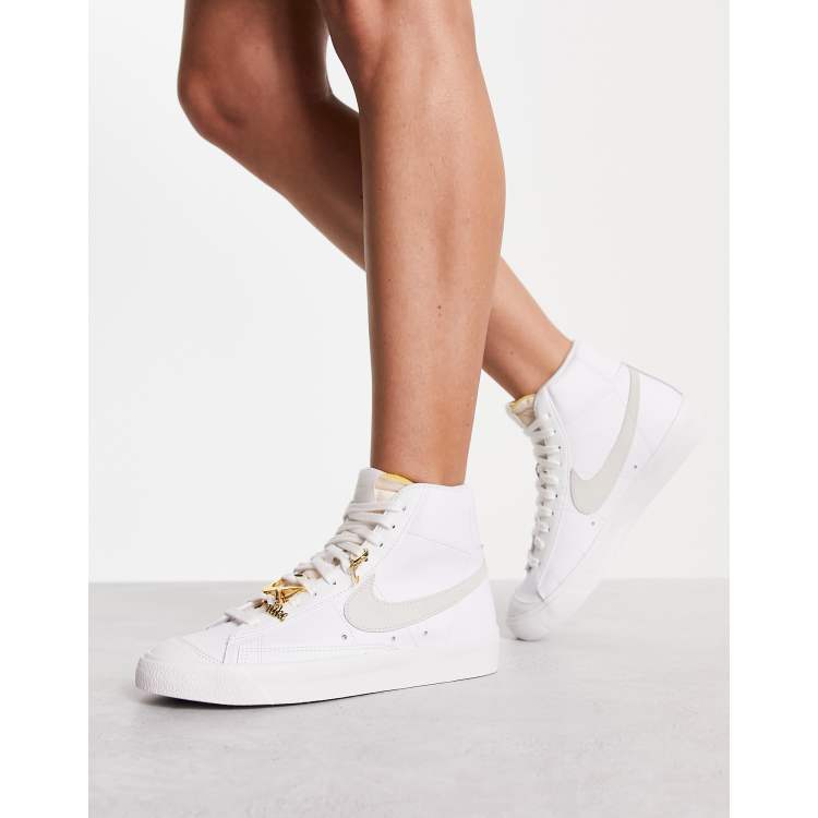 Nike blazer cheap high femme blanche