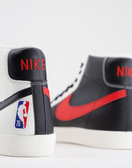 Nike Blazer Mid 77 EMB sneakers in sail black ASOS