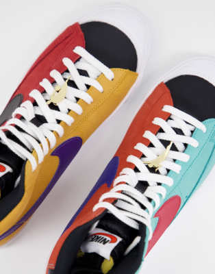 nike blazer mid 77 color block