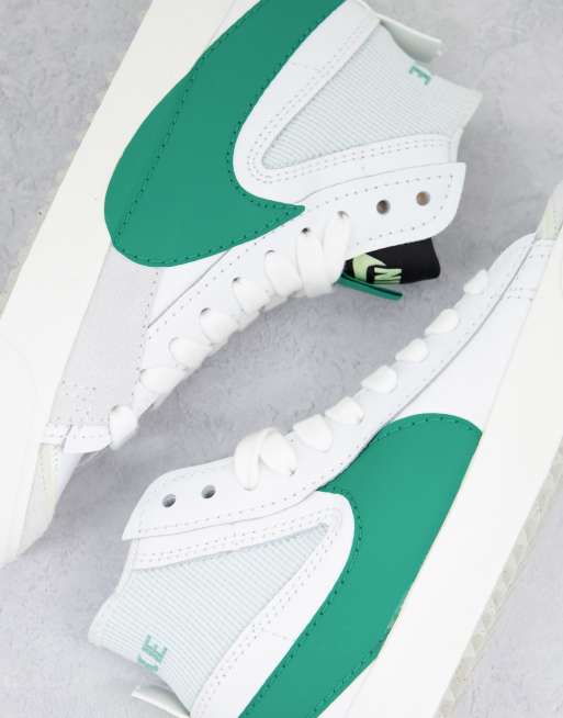 Nike Blazer Mid 77 Jumbo Baskets mi hautes Blanc et vert