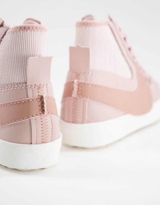 account weefgetouw Mew Mew Nike Blazer Mid '77 Jumbo trainers in oxford pink and rose | ASOS