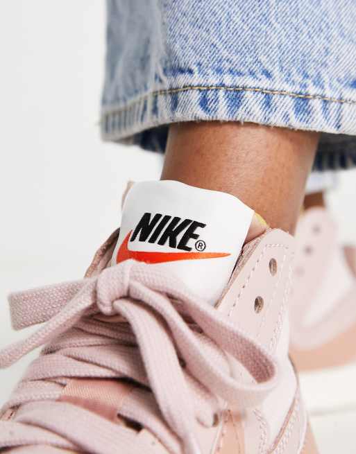 Nike Blazer Mid '77 Jumbo trainers in pink and rose ASOS