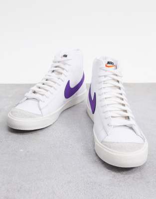 purple nike blazer