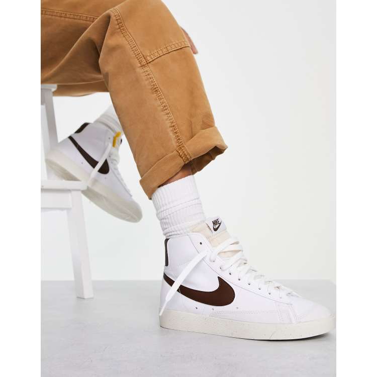 Nike blazer shop bianche pelle