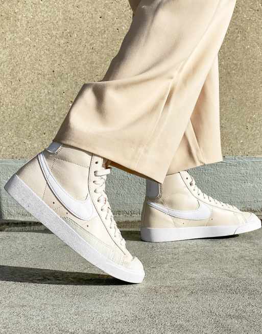 Cream on sale nike blazers