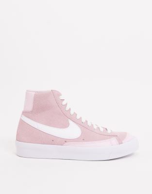 nike blazers high top pink