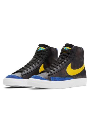 nike blazer mid 77 neon yellow