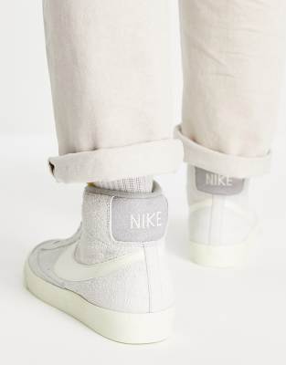 nike blazer mid suede vintage grey