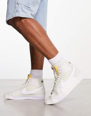 Nike Blazer Mid '77 pro club trainers in bone - ASOS Price Checker