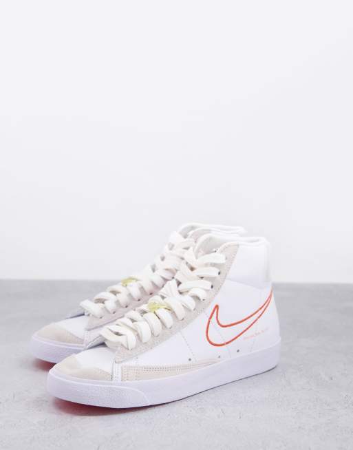 Nike blazer high clearance naranja