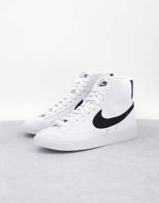 Nike Blazer Mid Sneakers Alte Bianche E Rosa Bianco Nike BR