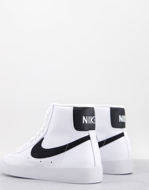 Nike Blazer Mid 77 Sneakers bianche e nere ASOS