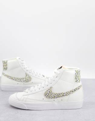 leopard print nike blazers