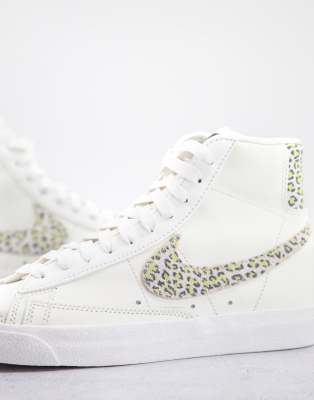 nike blazer leopard swoosh