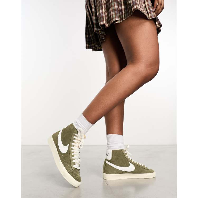 Nike Shoes Nike Blazer Mid 77 Green Suede Nike Blazer Mid '77 - Main Image