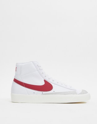 nike blazer black and red