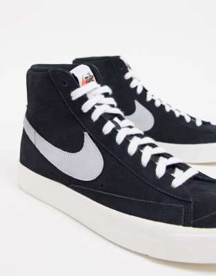 nike blazer mid suede vintage schwarz