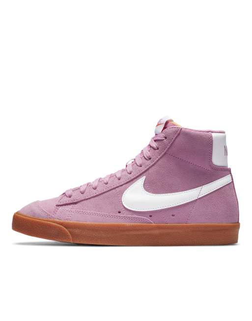 nike blazer mid lilac