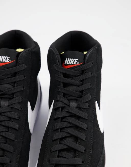 Nike blazer mid on sale 77 vintage black suede