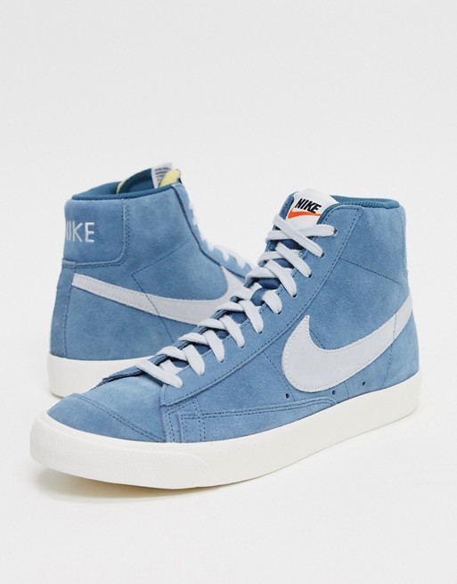 Nike Blazer Mid '77 suede trainers in blue