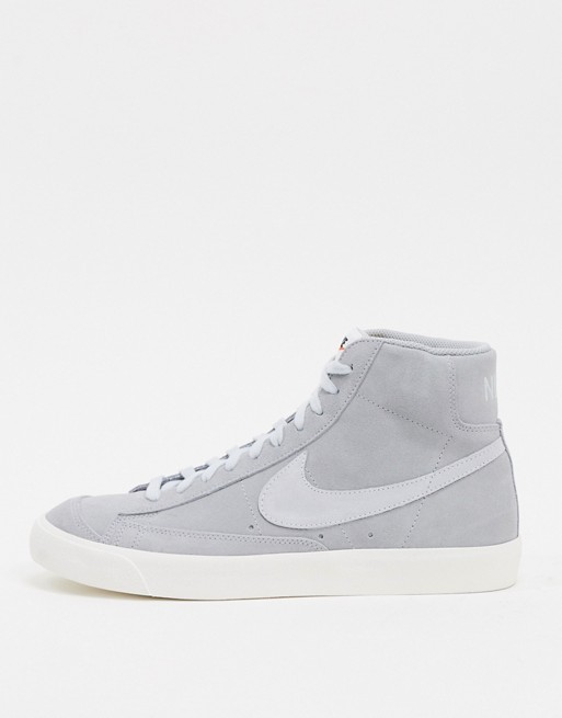 Nike Blazer Mid '77 suede trainers in grey