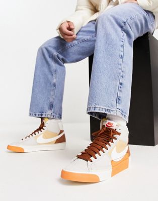 Nike Blazer Mid '77 trainers in brown - ASOS Price Checker
