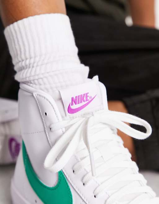 nike mid blazer 77 lucid green