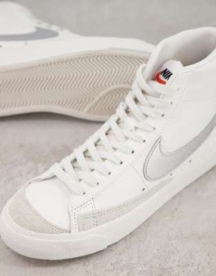 nike mid blazer 77 silver
