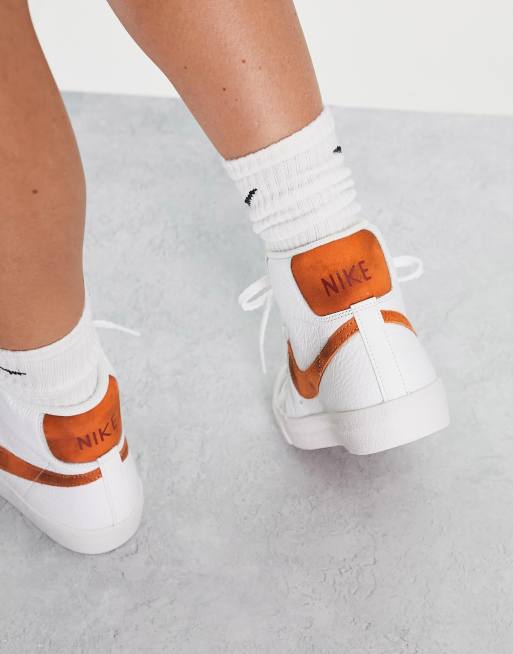 Nike blazer mid vintage femme marron clearance