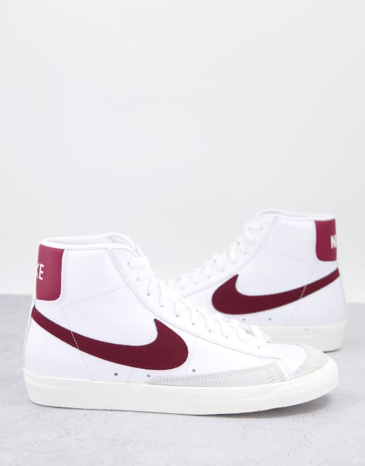 nike blazer mid femme rouge