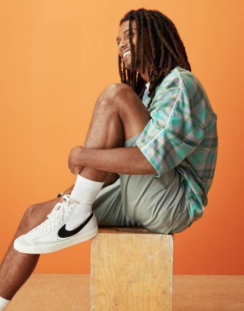 Mens white nike blazers outlet