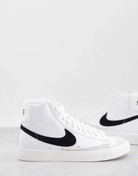 Nike - Blazer Mid '77 VNTG - Sneakers bianche e nere - view 1