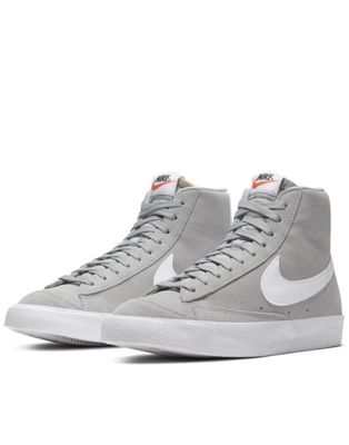 Nike Blazer Mid '77 VNTG suede sneakers in gray | ASOS