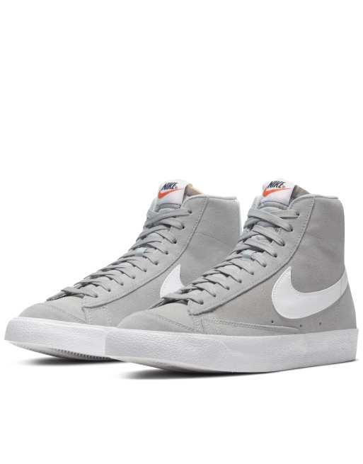 nike blazer perforated suede high top sneakers