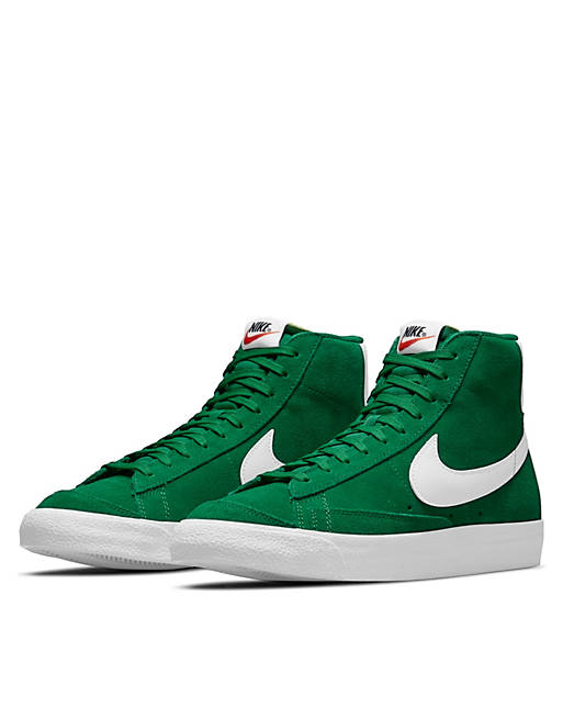 Nike Blazer Mid '77 VNTG suede sneakers in pine green