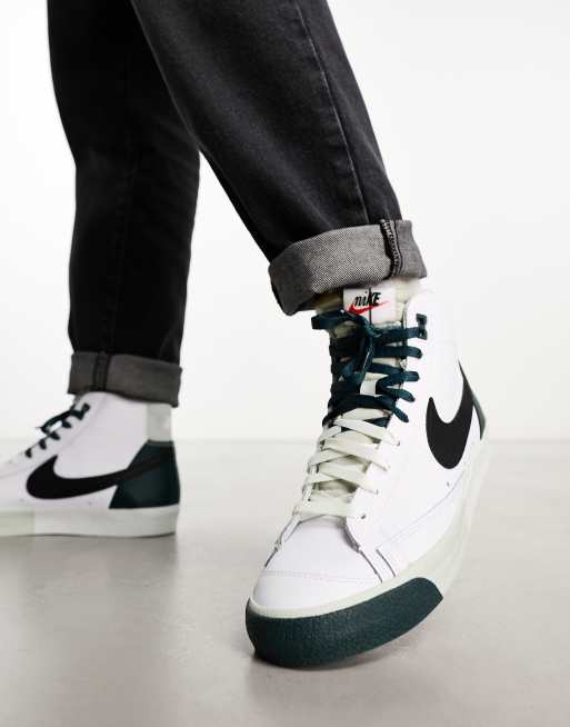 Nike Blazer Mid Pro Club in deep green and black