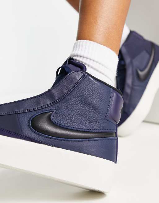 Nike blazer cheap mid donna blu