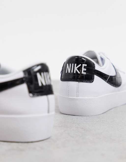 Nike blazer bianche on sale basse