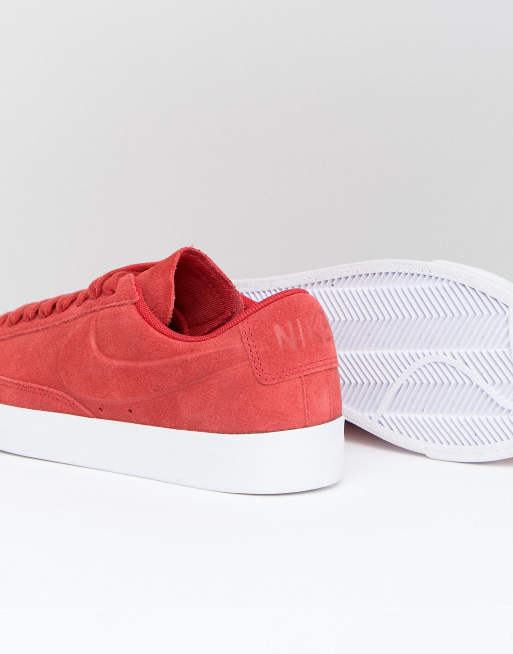 Nike blazer shop basse rosse