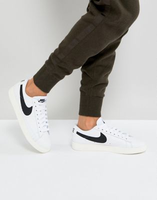Nike Blazer Sneakers In White And Black | ASOS