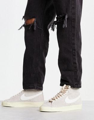 Nike Blazer Suede Mid '77 trainers in bone - ASOS Price Checker