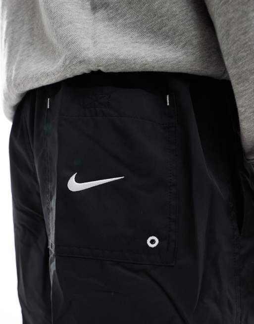 Nike Block 2.0 logo woven shorts in black, 5 of 5
