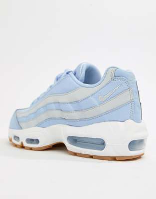 nike blue and grey ombre air max 95 trainers