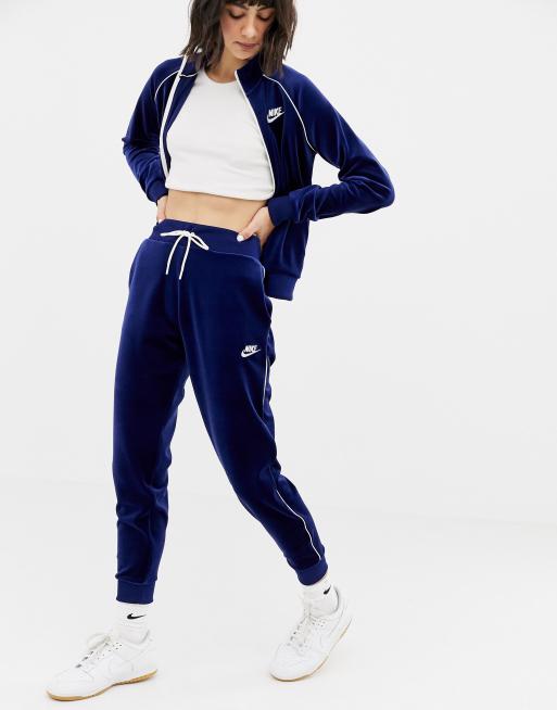 Womens nike sales velour tracksuit