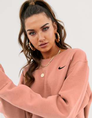 blush nike sweatshirt