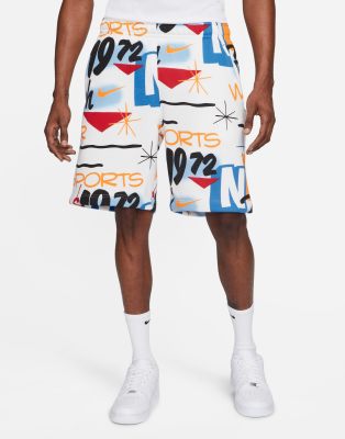 Nike Bodega graphic shorts in white