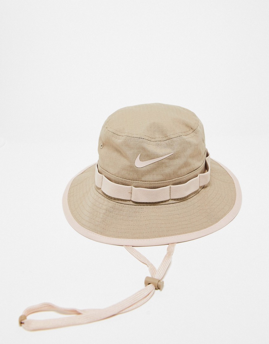 Nike Boonie bucket hat in beige-Neutral